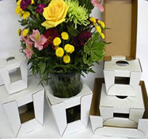 Box Delivery motif Flower Delivery Box