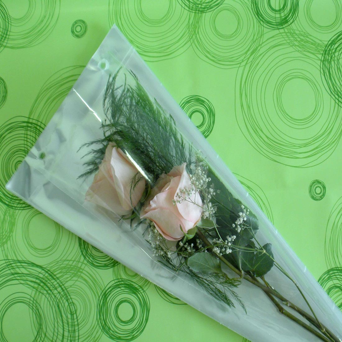 2 Packs Single Flower Wrap Single Rose Sleeve Single Rose Wrapping